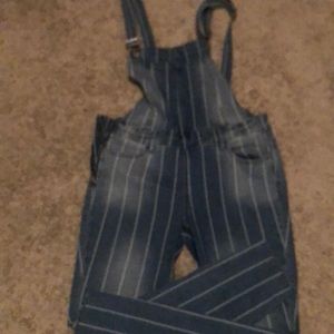 Strip Jean overalls